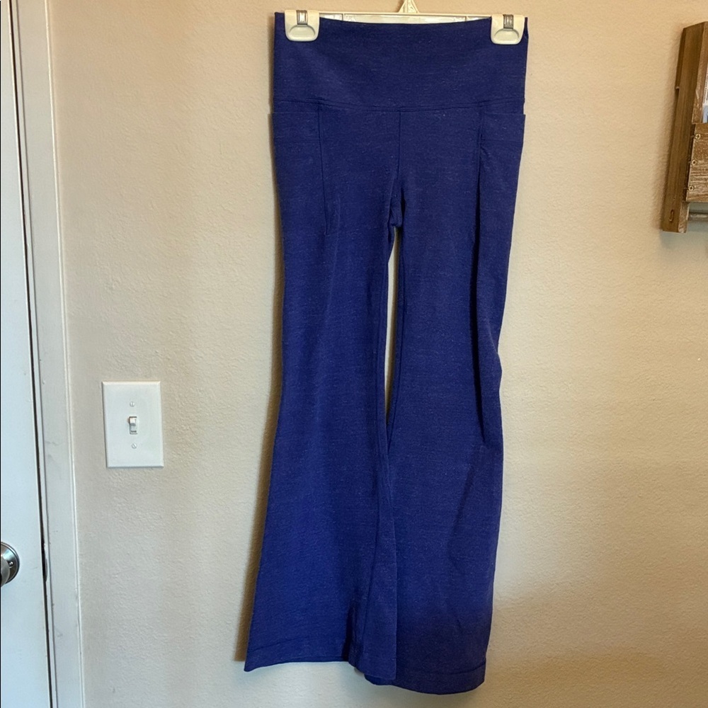 Athleta Girl purple Natural Play Stash Flare Pants size XL/14